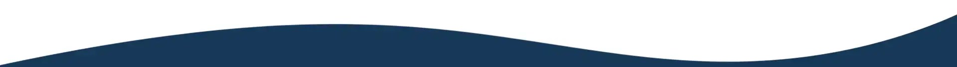 Dark blue wave pattern on a white background.